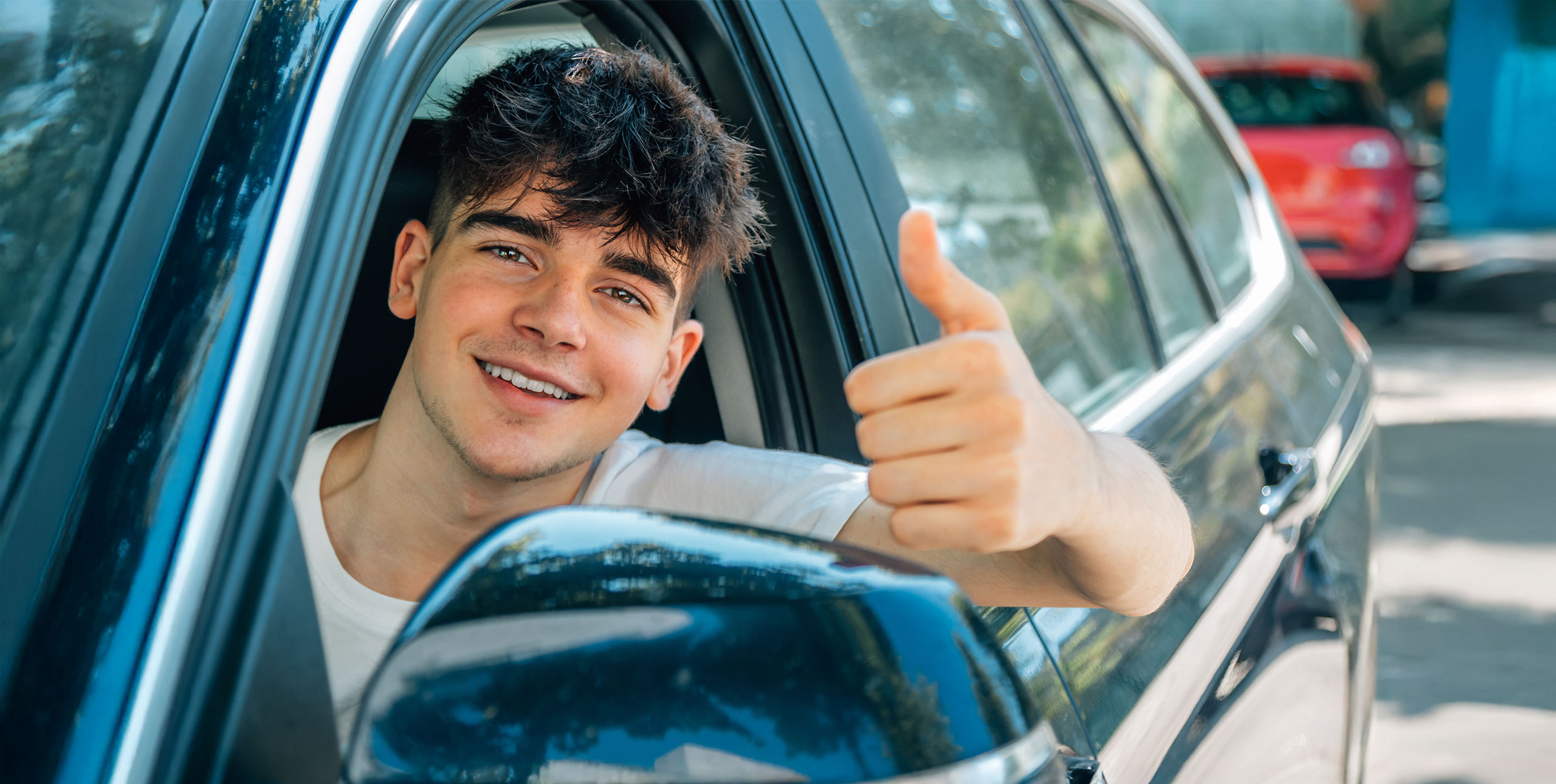 Jugendlicher beim Begleiteten Fahren ab 17